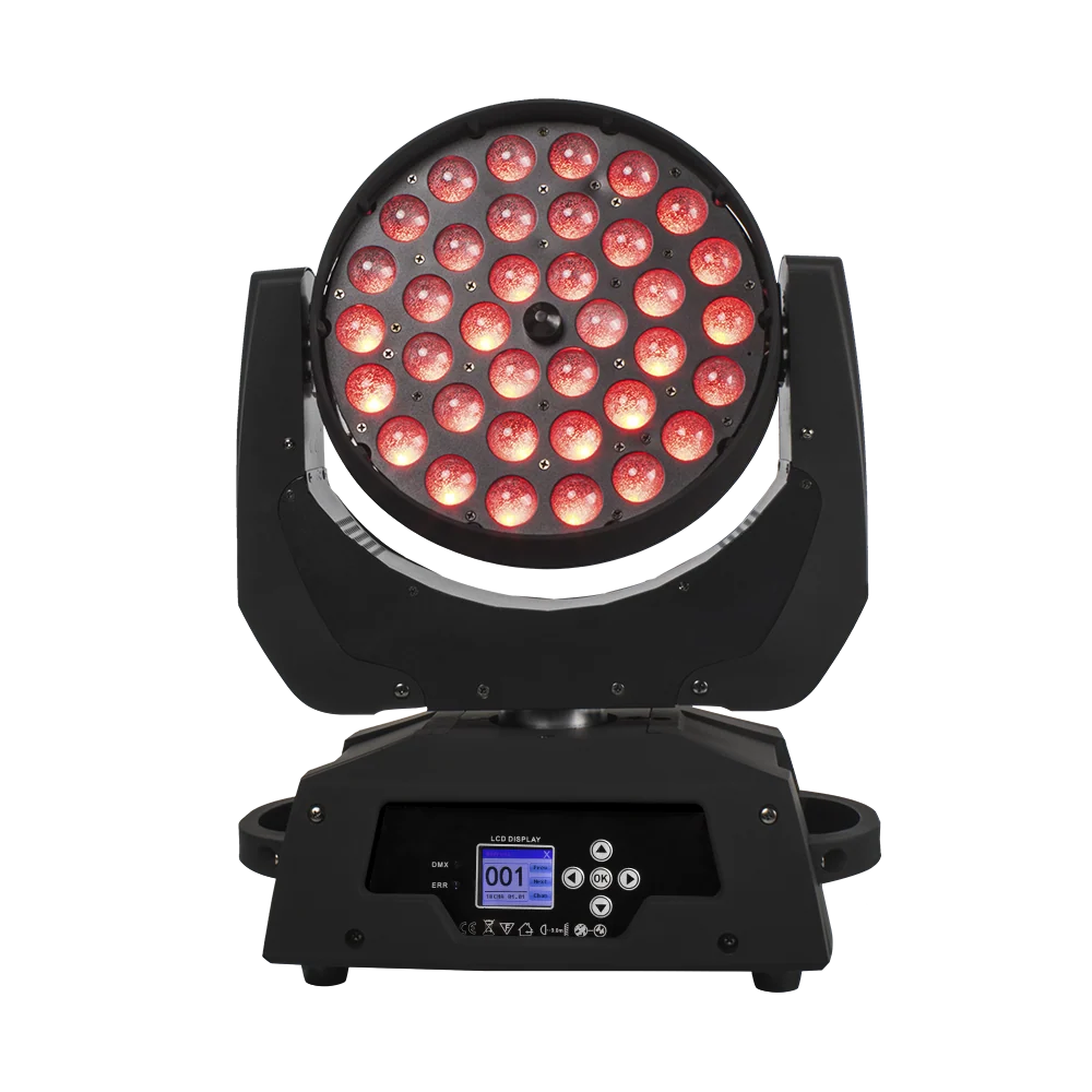 36x18W RGBWA UV Zoom PAR Moving Head