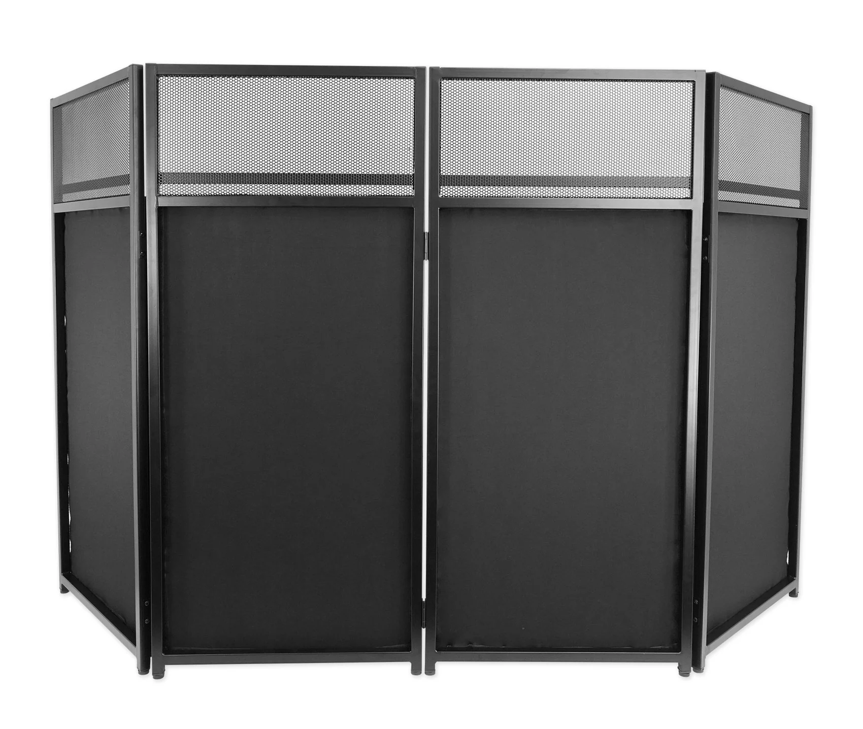 DJ booth facade with table (representative for custom build)